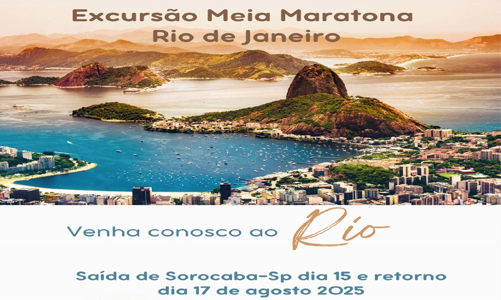 Excursão Meia Maratona Rio de Janeiro